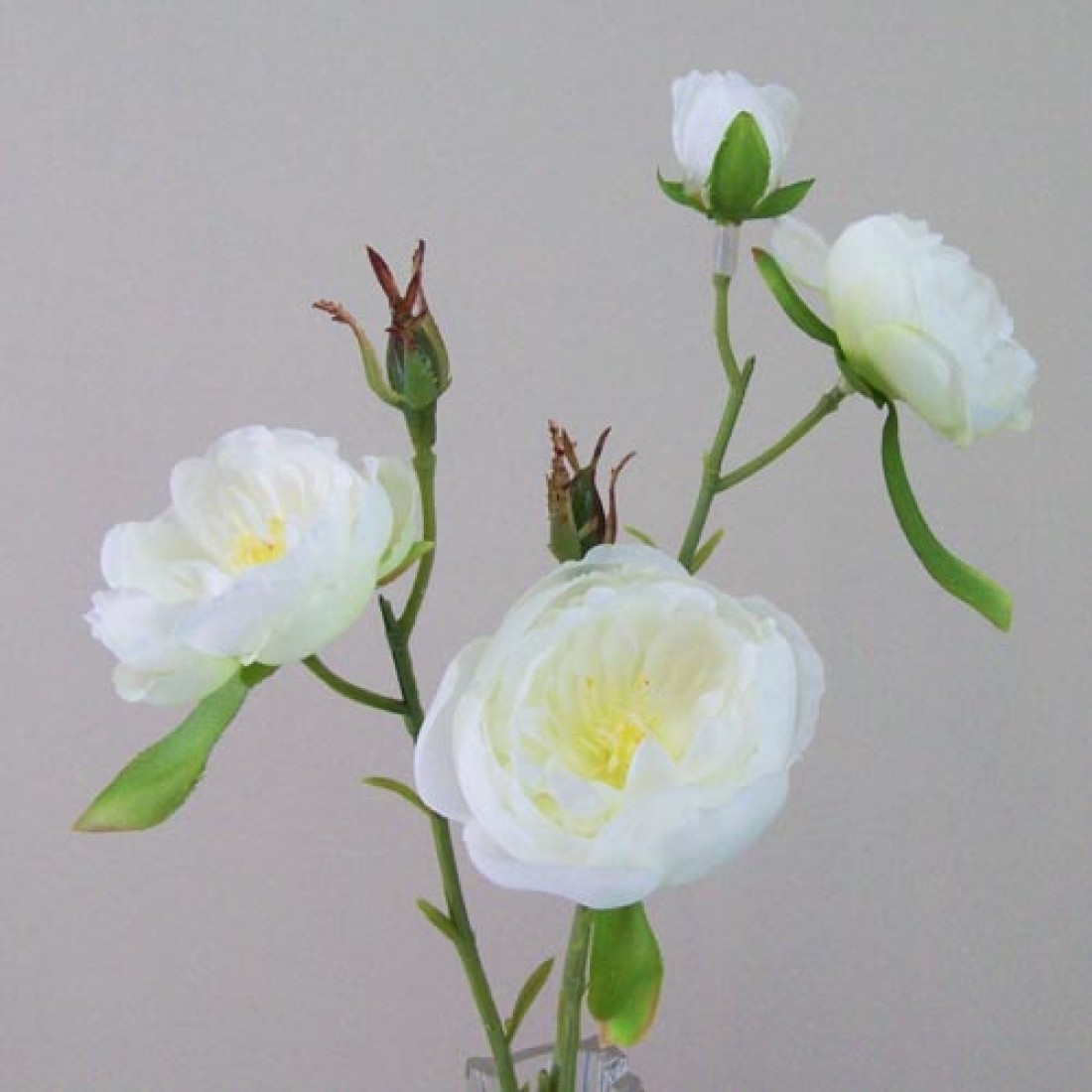 Artificial Ranunculus Flowers Cream Open 43cm Artificial Flowers